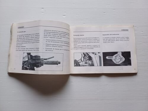 Garelli GTA 125-GTA 125 electric starter 1986 manuale uso manutenzione …