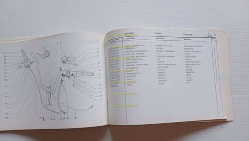 Garelli Gulp 50 3V 1976 catalogo ricambi originale