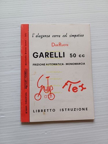 Garelli Gulp Flex 50 1970 manuale uso manutenzione libretto originale …