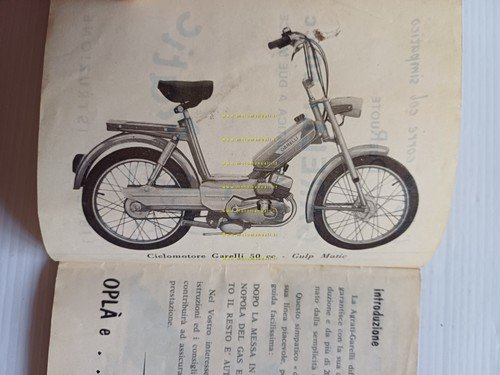 Garelli Gulp Matic 50 1970 manuale uso manutenzione libretto originale …