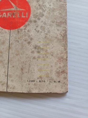 Garelli Gulp Matic 50 1970 manuale uso manutenzione libretto originale …