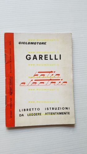 Garelli Katia Electric 1975 manuale uso manutenzione libretto originale