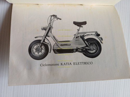 Garelli Katia Electric 1975 manuale uso manutenzione libretto originale