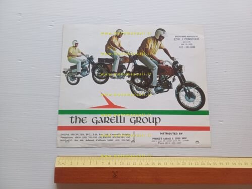 Garelli KL 150 Gladiator anni 60 depliant USA originale