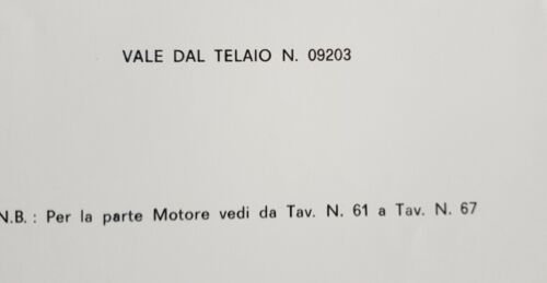 Garelli KL 50 Cross 1980 catalogo ricambi TELAIO ORIGINALE spare …