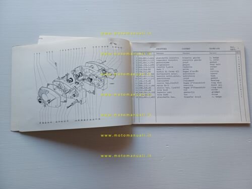 Garelli KL 50 E 1973 catalogo ricambi originale moto spare …