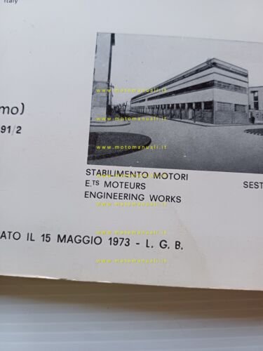 Garelli KL 50 E 1973 catalogo ricambi originale moto spare …