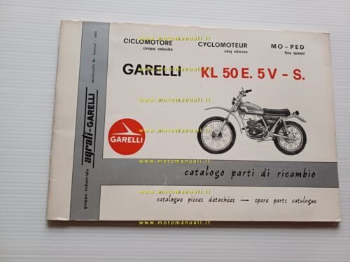 Garelli KL 50 E 5V - S 1976 catalogo ricambi …