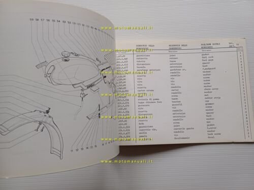 Garelli KL 50 E 5V - S 1976 catalogo ricambi …