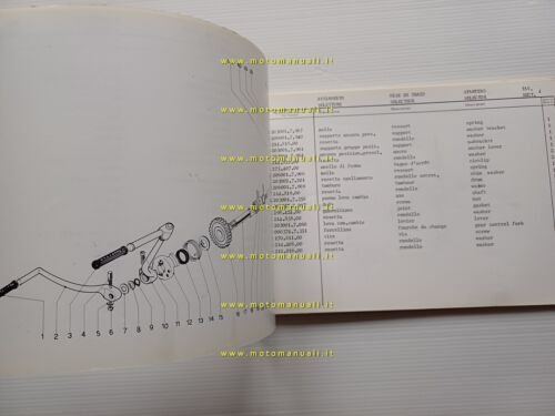 Garelli KL 50 E 5V - S 1976 catalogo ricambi …