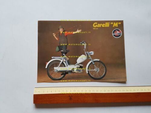 Garelli M 50 1971 depliant italiano originale