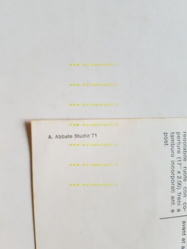 Garelli M 50 1971 depliant italiano originale