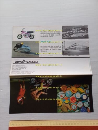 Garelli Mini Bat 50 anni 60 depliant originale italiano