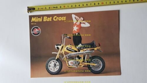 Garelli Mini Bat Cross 50 1971 depliant italiano originale brochure