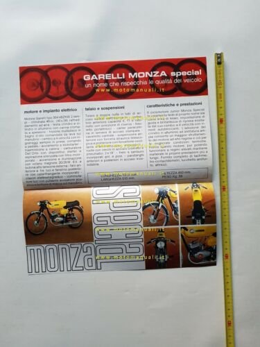 Garelli Monza Special 50 depliant italiano originale