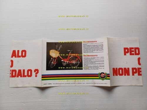 Garelli Mosquito - Velomosquito 36 anni 80-90 depliant originale ITALIANO