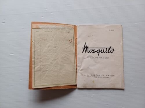 Garelli Mosquito 38 1950 manuale uso manutenzione libretto istruzioni originale