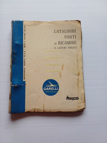 GARELLI Mosquito 38 B - Motoleggera 70 catalogo ricambi originale