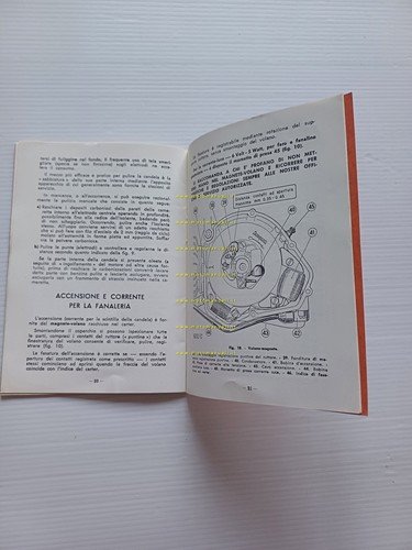 Garelli Mosquito 38 B 1954 manuale uso manutenzione originale