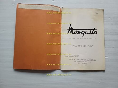 Garelli Mosquito 38 IMN manuale uso manutenzione libretto originale