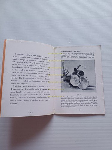 Garelli Mosquito 38 IMN manuale uso manutenzione libretto originale