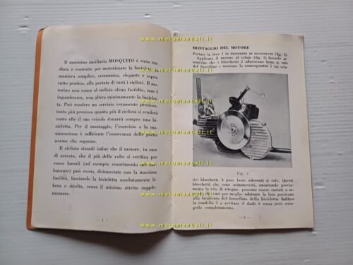 Garelli Mosquito 38 IMN manuale uso manutenzione libretto originale