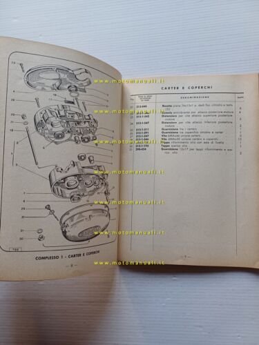 GARELLI Mosquito 50 Sport - Gran Turismo 1958 catalogo ricambi …