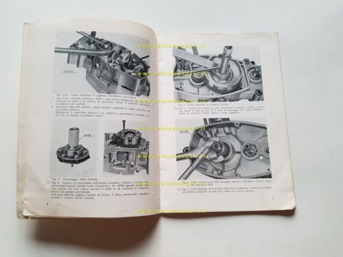 Garelli motore 50 Gulp 3M-Record-Cross-Turismo 1970 manuale officina originale