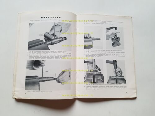 Garelli motore 50 Gulp 3M-Record-Cross-Turismo 1970 manuale officina originale