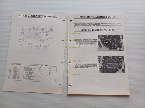 Garelli motore Tiger 125 XR-XRD 1985 manuale officina ITALIANO originale