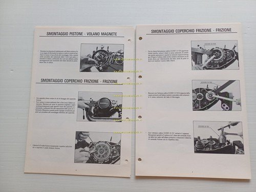 Garelli motore Tiger 125 XR-XRD 1985 manuale officina ITALIANO originale