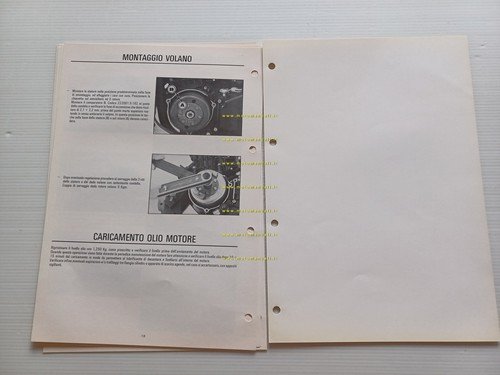 Garelli motore Tiger 125 XR-XRD 1985 manuale officina ITALIANO originale