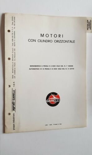 Garelli MOTORI 50 1-2 V 1980 catalogo ricambi ORIGINALE spare …