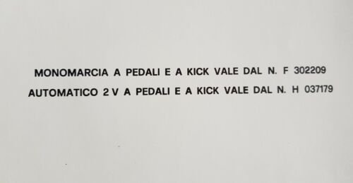 Garelli MOTORI 50 1-2 V 1980 catalogo ricambi ORIGINALE spare …