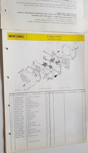 Garelli MOTORI 50 1-2 V 1980 catalogo ricambi ORIGINALE spare …