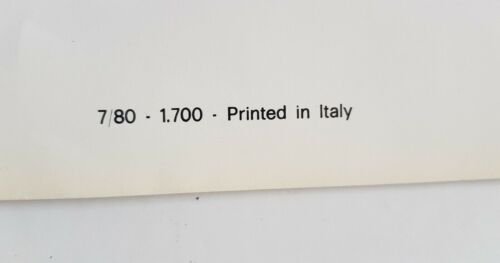 Garelli MOTORI 50 5 V 1980 catalogo ricambi ORIGINALE spare …