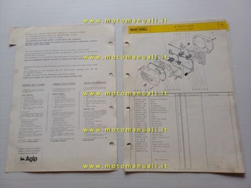 Garelli MOTORI 50 Cilindro Orizzontale 1-2 V 1981 catalogo ricambi …