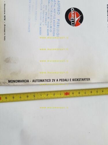Garelli motori 50 cilindro orizzontale 1978 manuale officina shop manual