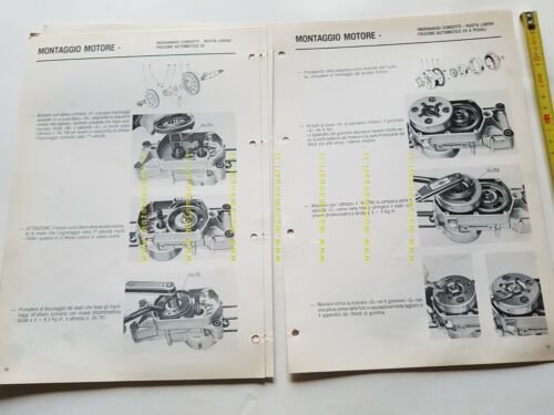 Garelli motori 50 cilindro orizzontale 1978 manuale officina shop manual