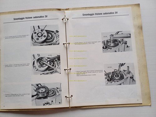 Garelli motori 50 cilindro verticale 1978 manuale officina originale