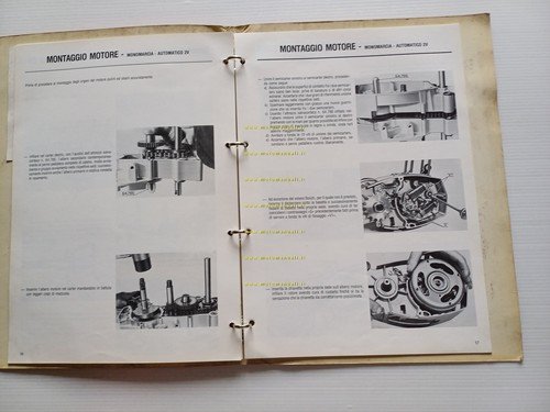 Garelli motori 50 cilindro verticale 1978 manuale officina originale