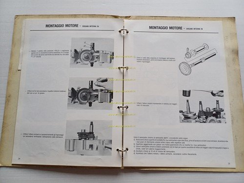 Garelli motori 50 cilindro verticale 1978 manuale officina originale