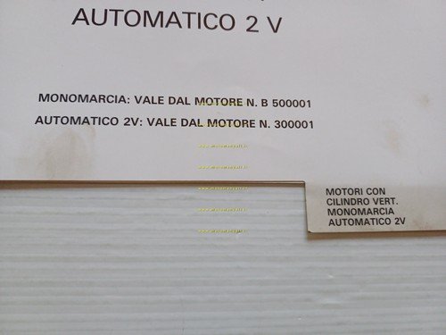 Garelli MOTORI 50 Cilindro Verticale1-2 V anni 80 catalogo ricambi …