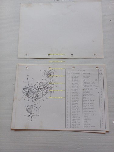Garelli MOTORI 50 Cilindro Verticale1-2 V anni 80 catalogo ricambi …