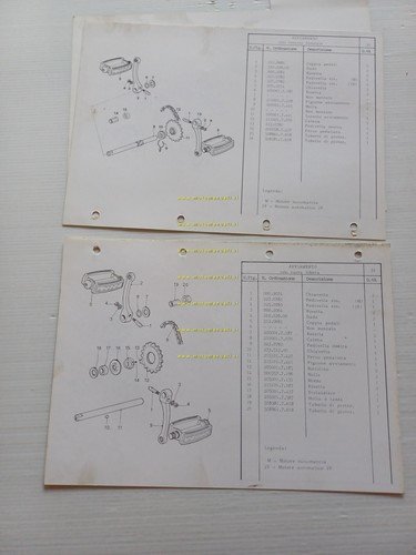 Garelli MOTORI 50 Cilindro Verticale1-2 V anni 80 catalogo ricambi …