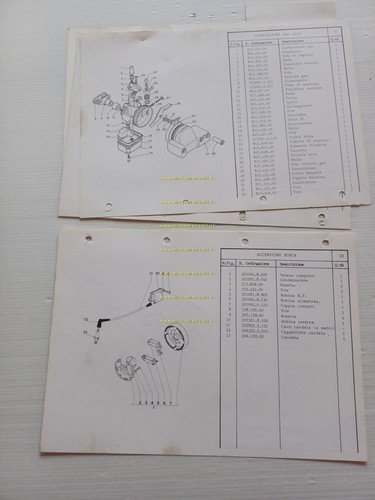 Garelli MOTORI 50 Cilindro Verticale1-2 V anni 80 catalogo ricambi …