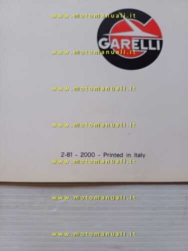 Garelli MOTORI 50 Monomarcia -2V 1981 catalogo ricambi originale