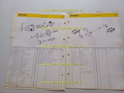 Garelli MOTORI 50 Monomarcia -2V 1981 catalogo ricambi originale