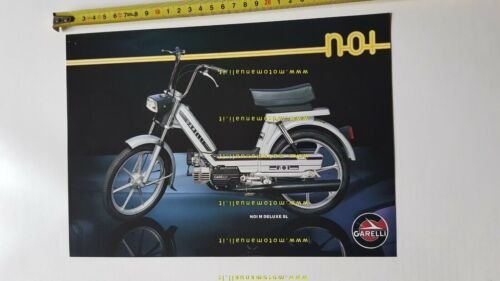 Garelli NOI 50 anni 80 depliant italiano originale brochure