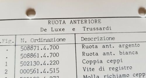 Garelli NOI 50 modelli 1984 catalogo ricambi TELAIO ORIGINALE parts …